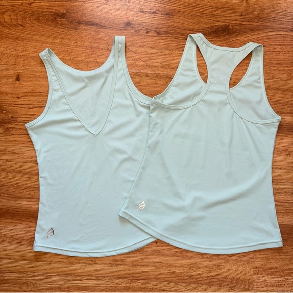 P’tula Seafoam Light Green Tank Top Bundle M - Picture 2 of 4